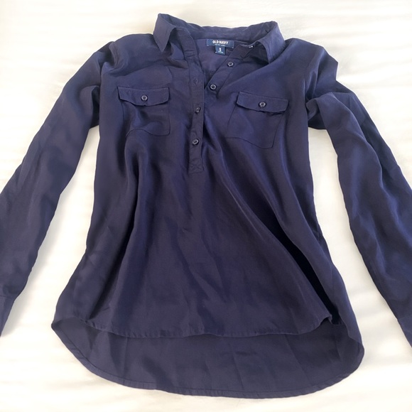 Navy Blue half button up - Old Navy - Picture 1 of 1